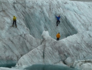 escalada en hielo